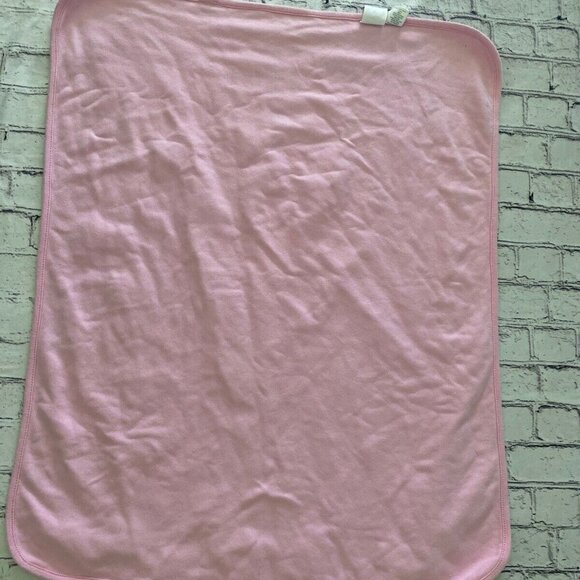 Starting Out Pink White ABC Toile Baby Girl Blanket Lovey Cotton 24"X30" Vintage - Picture 14 of 16